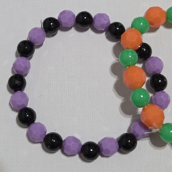 Hand Crafted Vibrant Beaded Kids Bracelets - Picture 2 of 4
